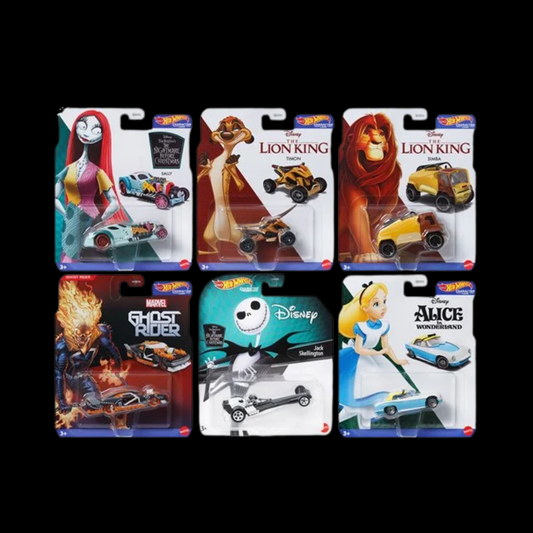 Hot Wheels Character Cars -Choose Your Driver- 1:64