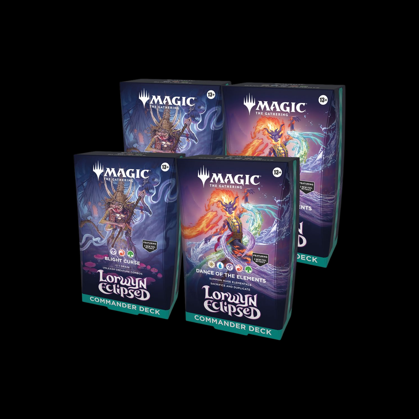 MTG Magic The Gathering Lorwyn Eclipsed Commander Deck Set Of 2 (Ships Jan 23rd, 2026)