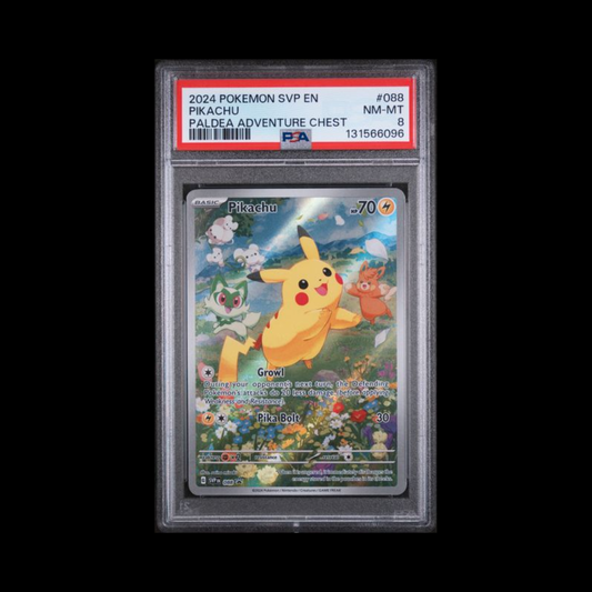 Pokemon Slab Pikachu 088 PSA 8 Near Mint 2024