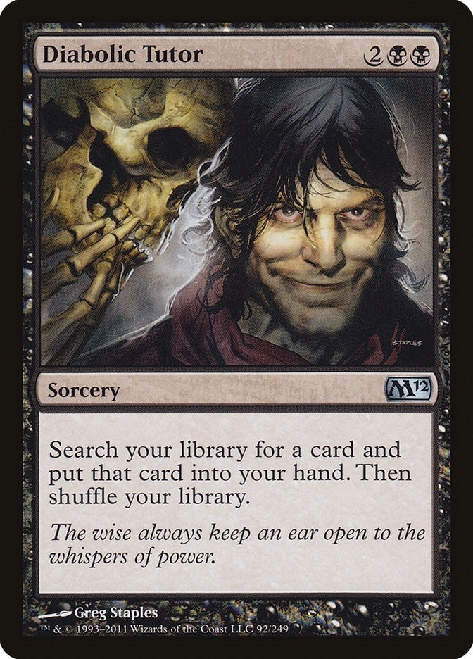 Diabolic Tutor (92) (M12)
