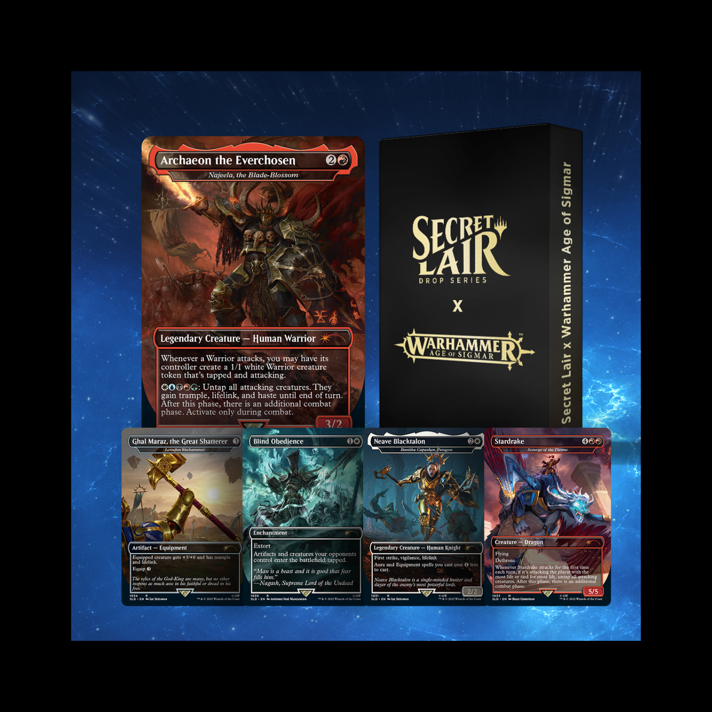 MTG Magic The Gathering Secret Lair Warhammer Age Of Sigmar Sealed