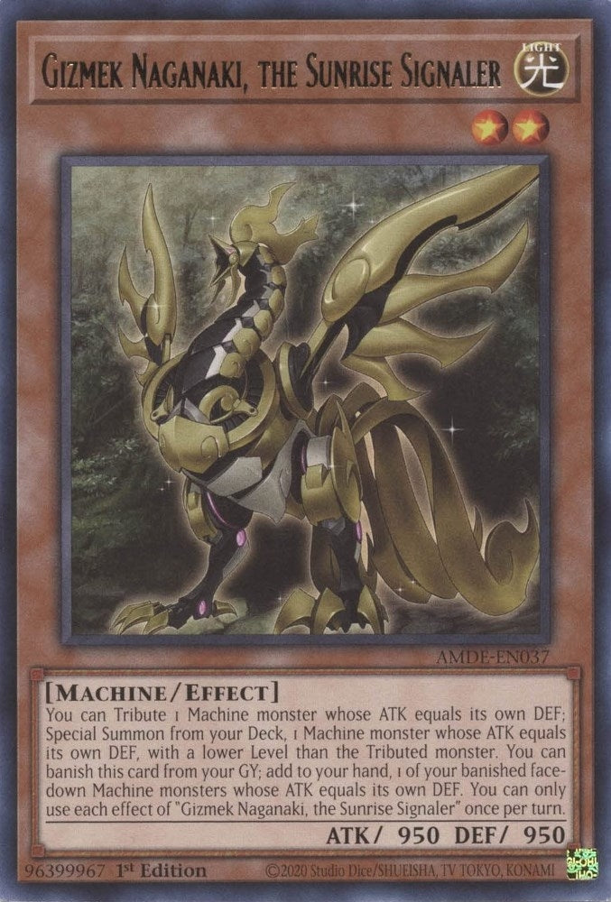 Gizmek Naganaki, the Sunrise Signaler (AMDE-EN037) (AMDE)