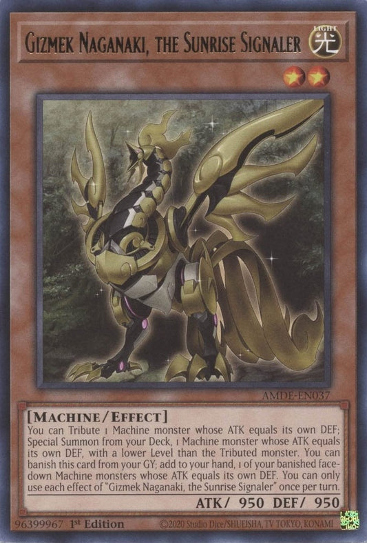 Gizmek Naganaki, the Sunrise Signaler (AMDE-EN037) (AMDE)