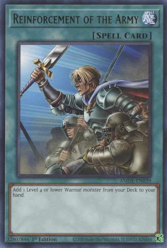 Reinforcement of the Army (AMDE-EN039) (AMDE)