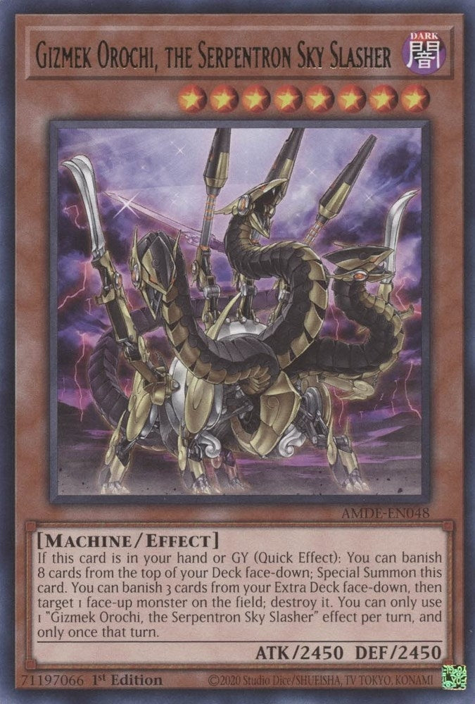 Gizmek Orochi, the Serpentron Sky Slasher (AMDE-EN048) (AMDE)