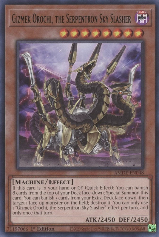Gizmek Orochi, the Serpentron Sky Slasher (AMDE-EN048) (AMDE)
