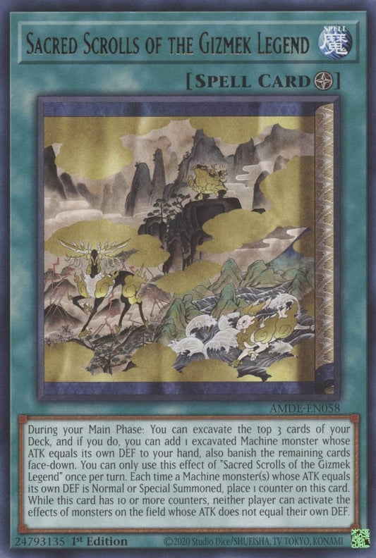 Sacred Scrolls of the Gizmek Legend (AMDE-EN058) (AMDE)