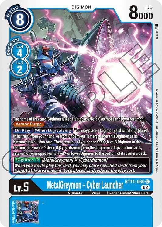 MetalGreymon + Cyber Launcher (BT11-030 U) (BT11)