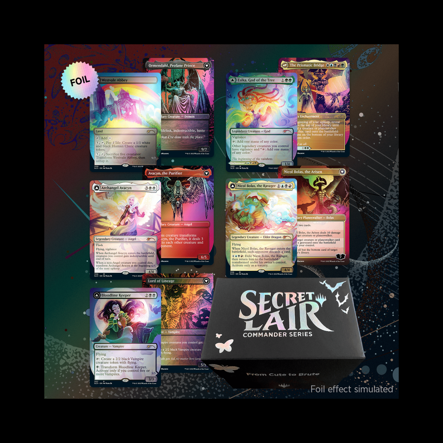 MTG Magic The Gathering Secret Lair Commander From Cute To Brute Sealed