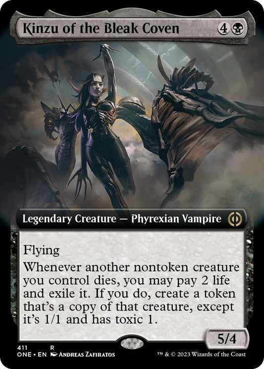 Kinzu of the Bleak Coven (Extended Art) (411) (ONE)