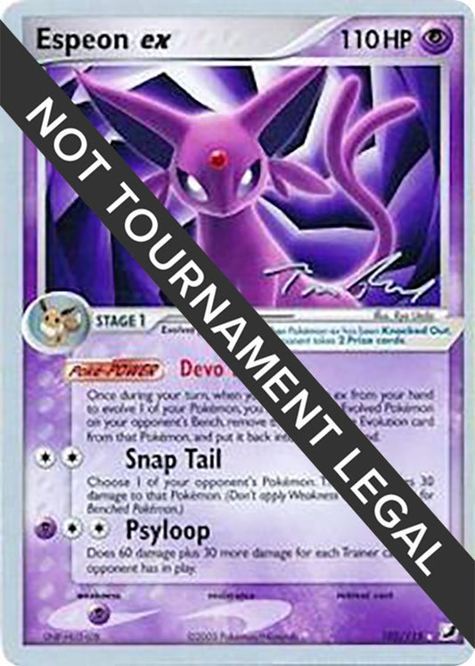 Espeon ex - 2007 (Tom Roos) (102/115) (WCD)