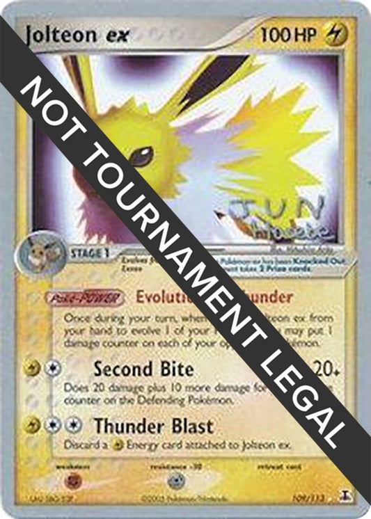 Jolteon ex - 2007 (Jun Hasebe) (109/113) (WCD)