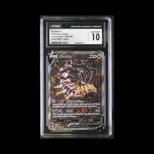 Pokemon Slab Giratina V 186 CGC 10 Gem 2022