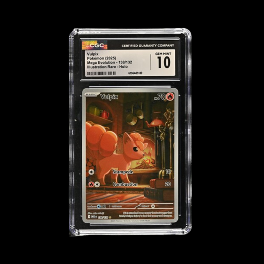 Pokemon Slab Vulpix 138 2025 CGC 10 Gem Mint