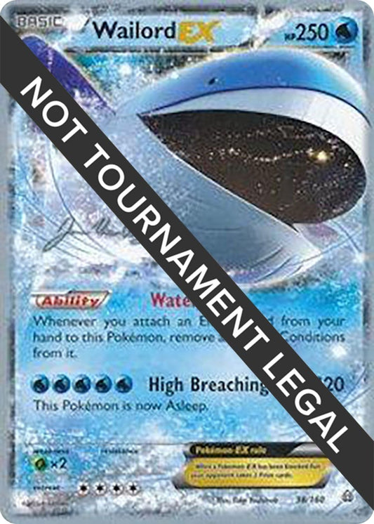 Wailord EX - 2015 (Jacob Van Wagner) (38/160) (WCD)