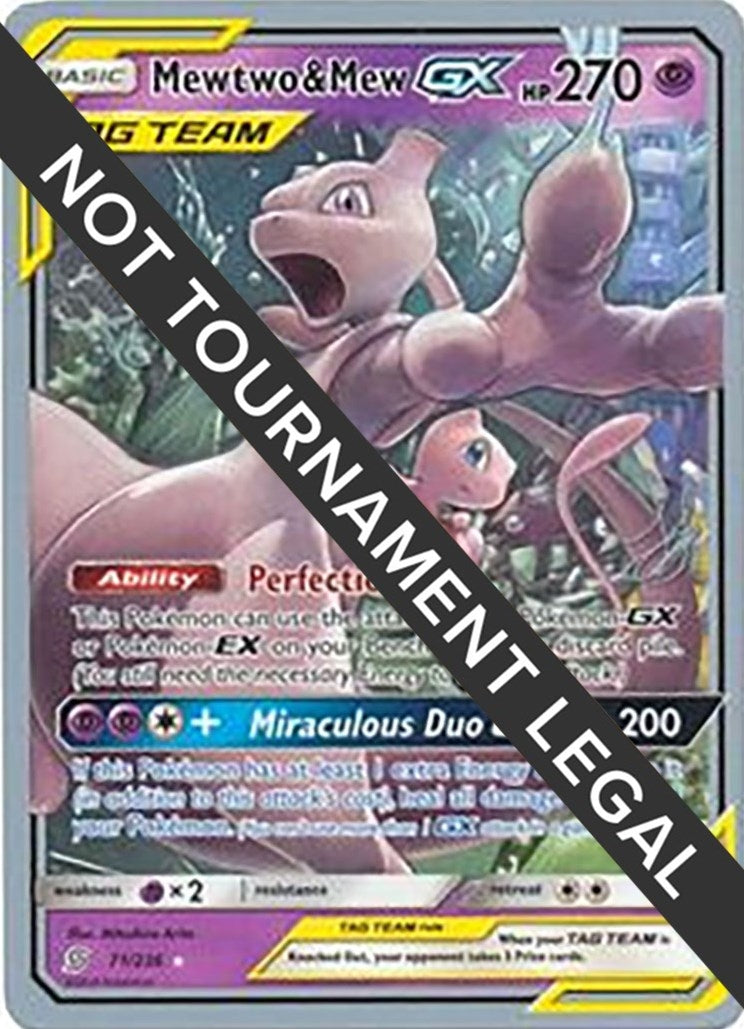 Mewtwo & Mew GX - 2019 (Henry Brand) (71/236) (WCD)