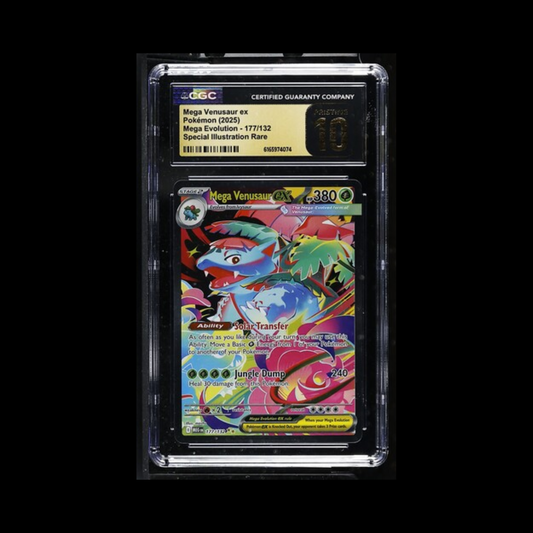 Pokemon Slab Mega Venusaur EX 177 CGC Pristine 10 2025