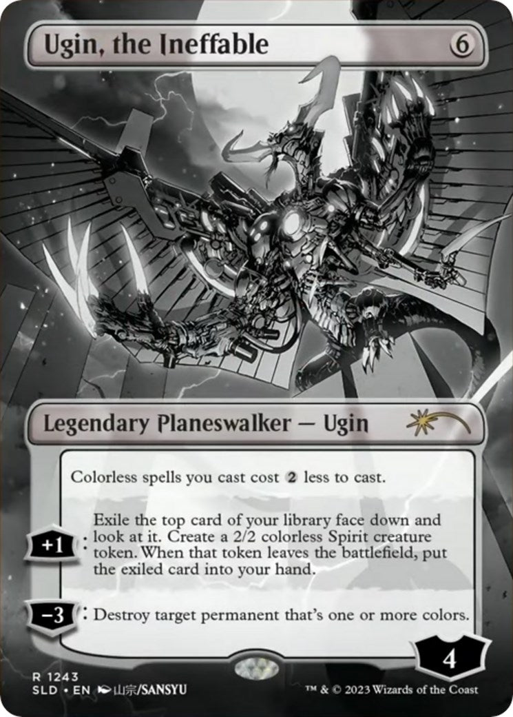 Ugin, the Ineffable (Borderless) (1243) (SLD)