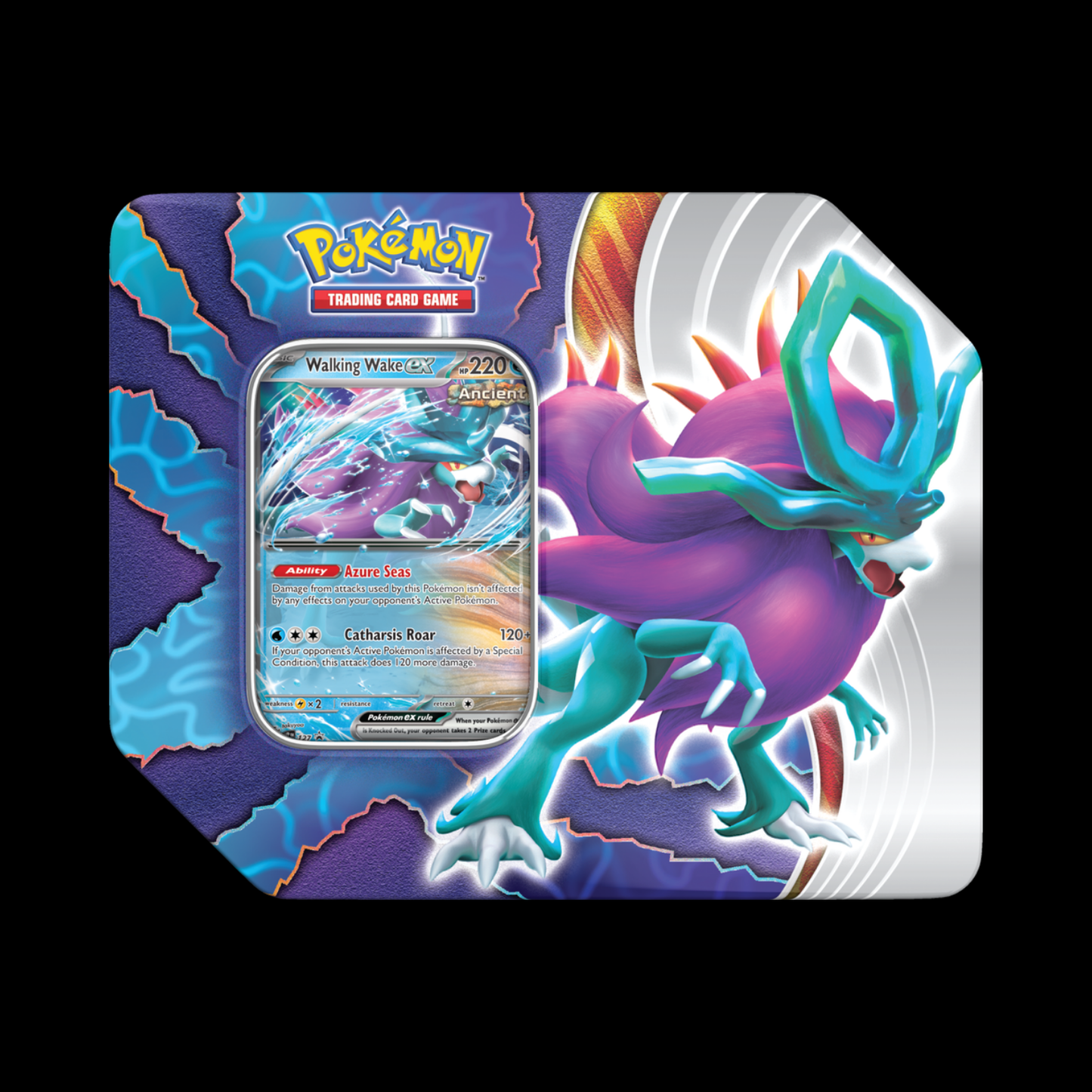 Pokemon Scarlet & Violet Paradox Clash Tin (5x Boosters) Random Promo