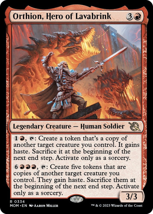 Orthion, Hero of Lavabrink (334) (MOM)