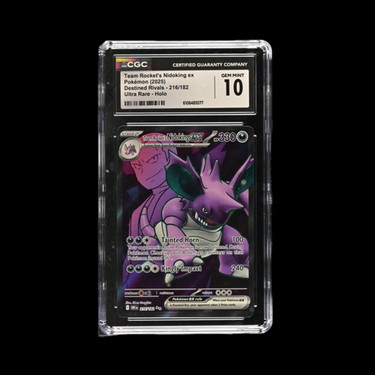 Pokemon Slab Nidoking 216 2025 CGC 10 Gem Mint
