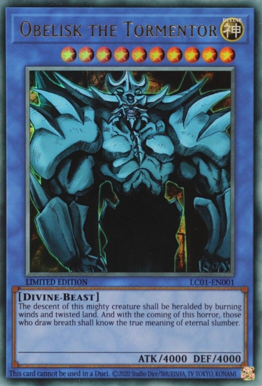 Obelisk the Tormentor (25th Anniversary Edition) (LC01-EN001) (LC01)