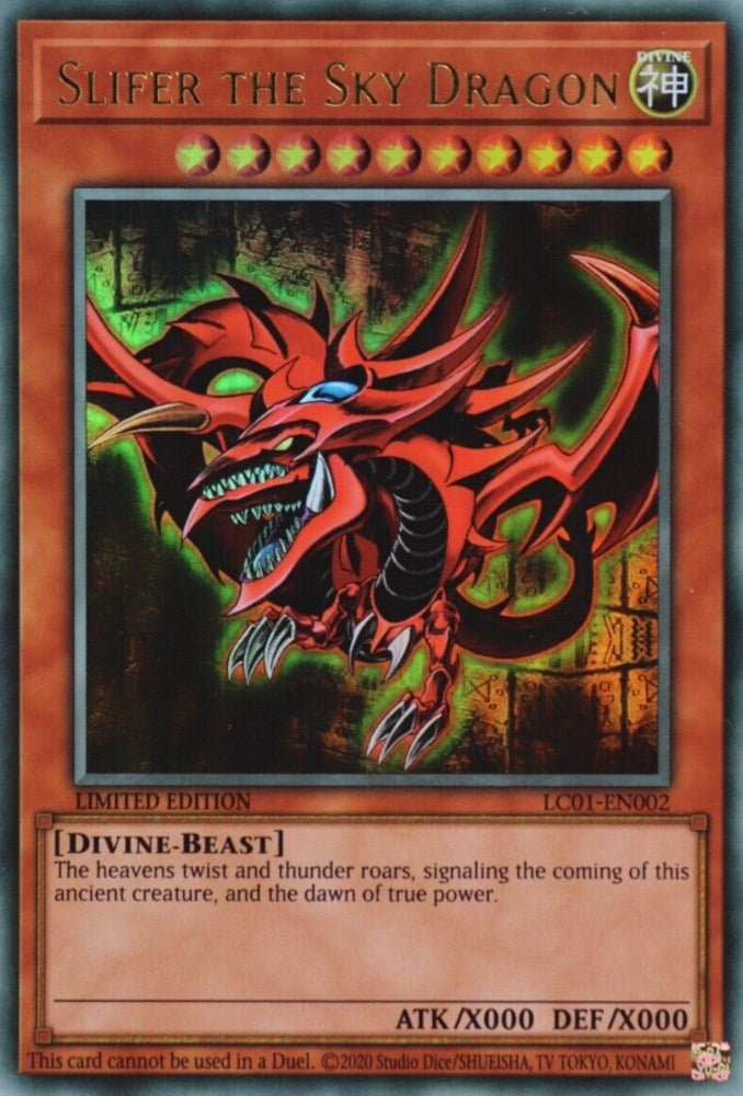 Slifer the Sky Dragon (25th Anniversary Edition) (LC01-EN002) (LC01)