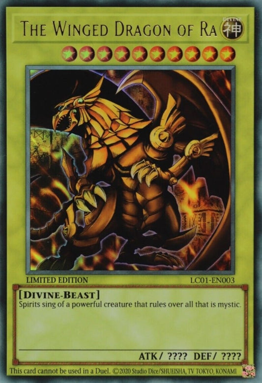 The Winged Dragon of Ra (25th Anniversary Edition) (LC01-EN003) (LC01)