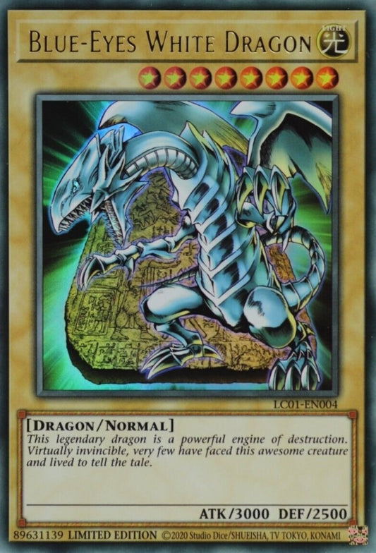 Blue-Eyes White Dragon (25th Anniversary Edition) (LC01-EN004) (LC01)