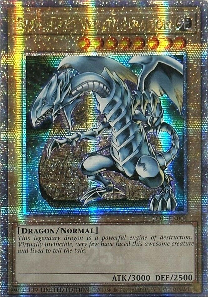 Blue-Eyes White Dragon (Quarter Century Secret Rare) (LC01-EN004) (LC01)