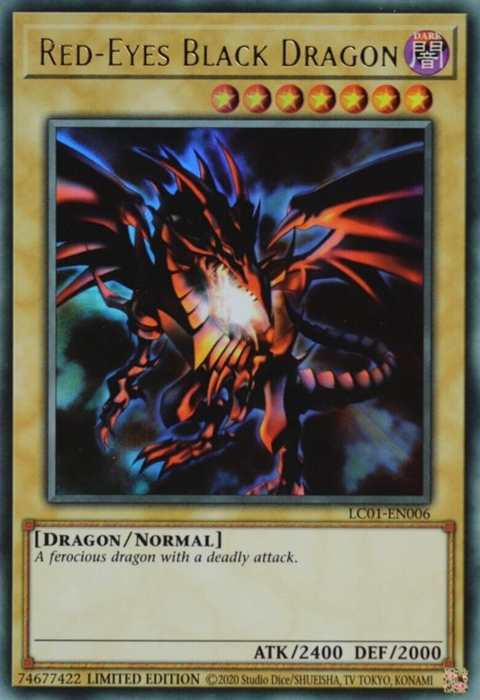 Red-Eyes Black Dragon (25th Anniversary Edition) (LC01-EN006) (LC01)