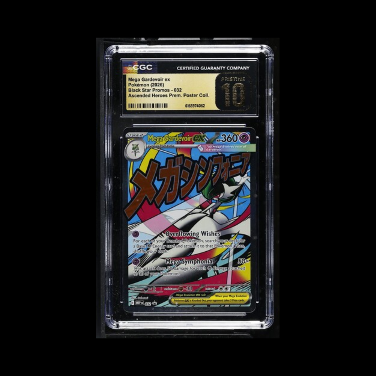 Pokemon Slab Mega Gardevoir EX 032 CGC Pristine 10 2026