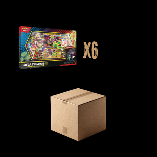 Pokemon 6x Mega Zygarde EX Premium Collection Sealed Case (Ships May 22nd)