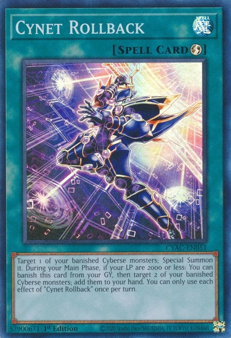 Cynet Rollback (CYAC-EN051) (CYAC)