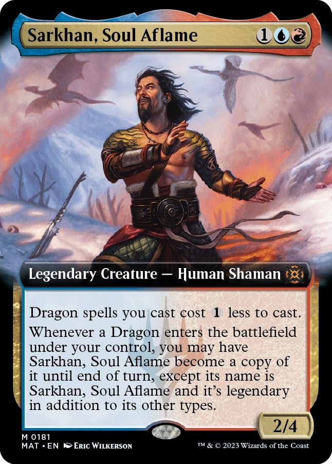 Sarkhan, Soul Aflame (Extended Art) (181) (MAT)