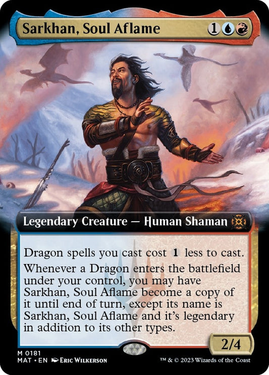 Sarkhan, Soul Aflame (Extended Art) (181) (MAT)