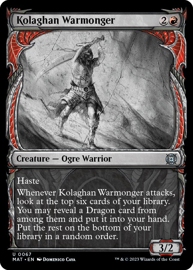 Kolaghan Warmonger (Showcase) (67) (MAT)
