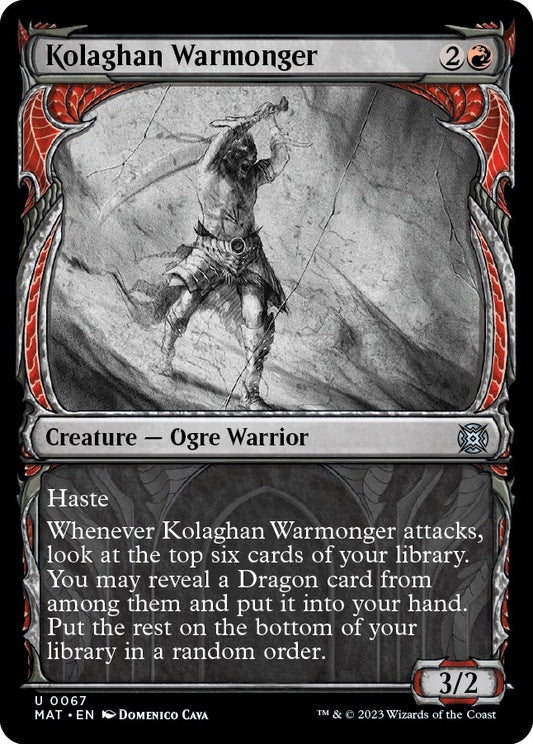 Kolaghan Warmonger (Showcase) (67) (MAT)