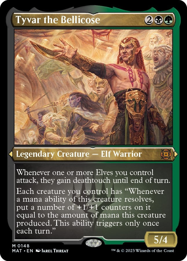 Tyvar the Bellicose (Foil Etched) (148) (MAT)