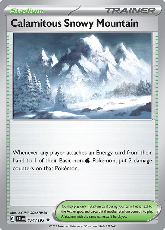 Calamitous Snowy Mountain (174/193) (PAL)