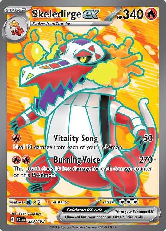 Skeledirge ex (233/193) (SV02: Paldea Evolved) (PAL)
