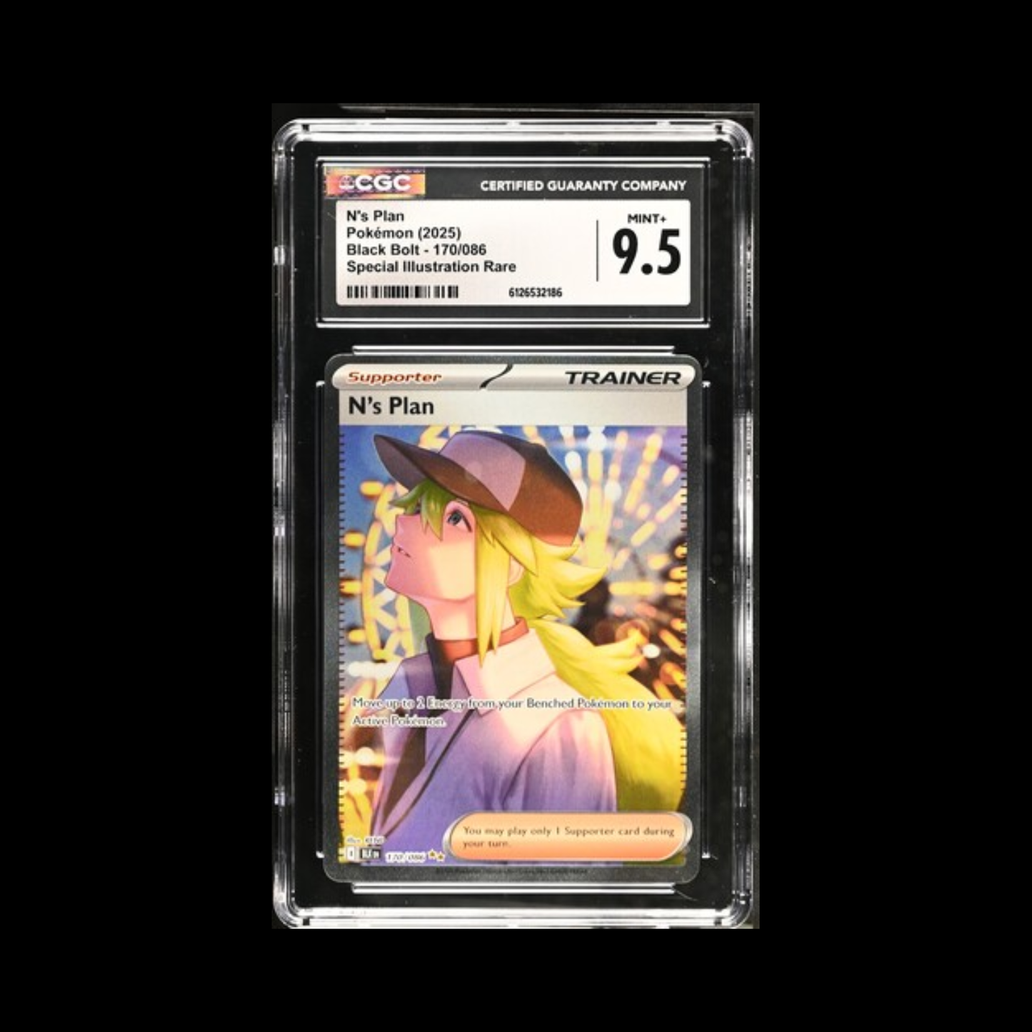Pokemon Slab N's Plan 170 CGC 9.5 Mint+ 2025