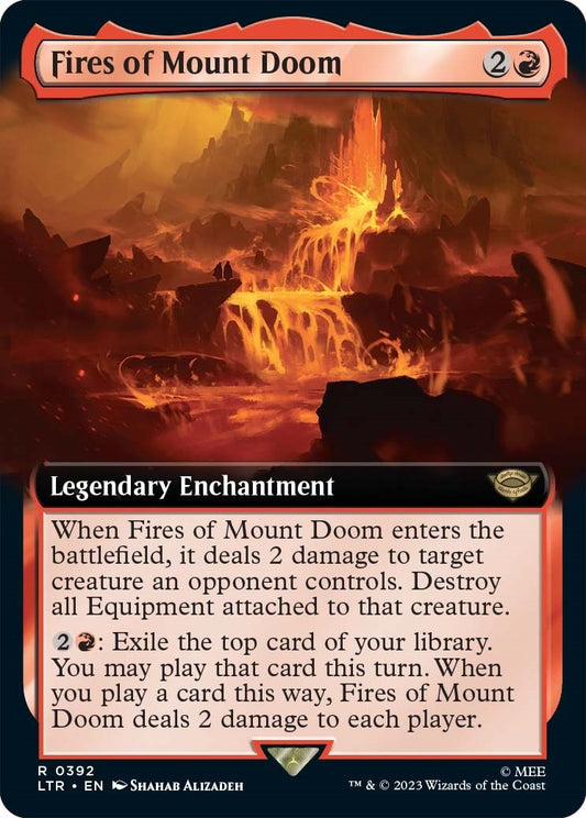 Fires of Mount Doom (Extended Art) (392) (LTR)