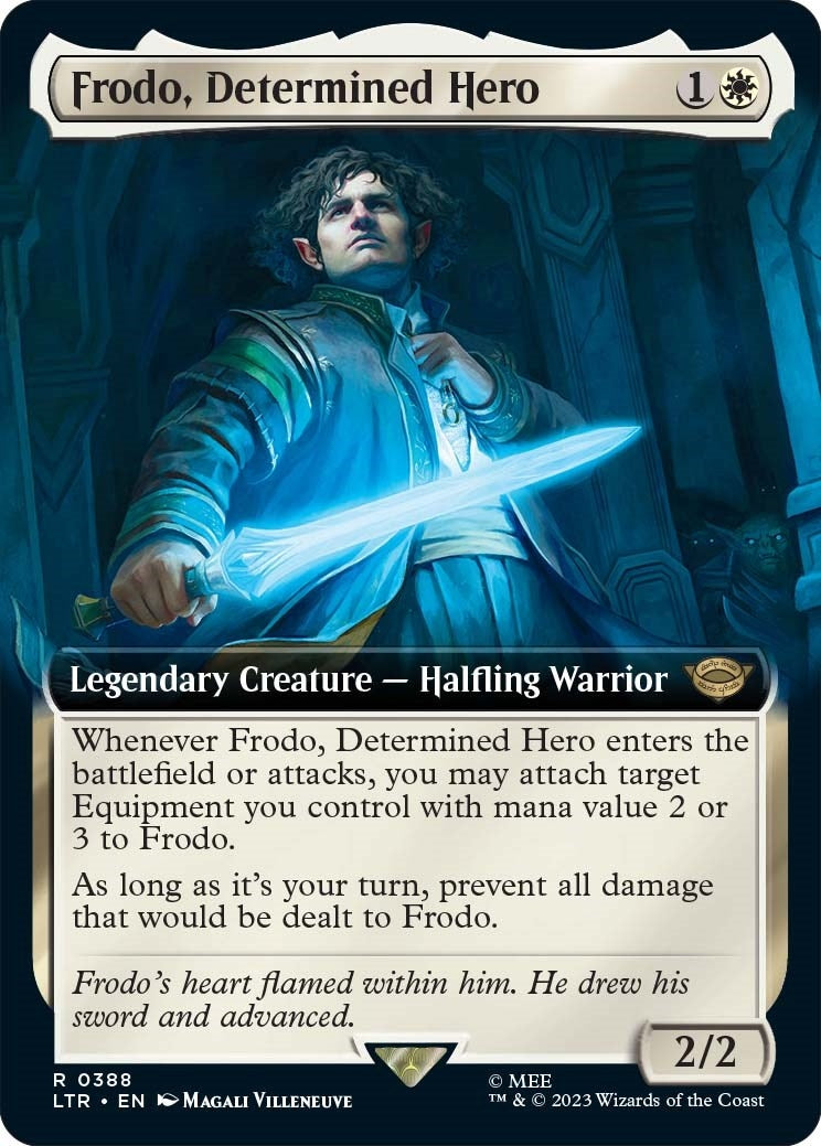 Frodo, Determined Hero (Extended Art) (388) (LTR)