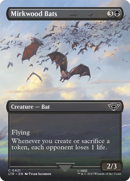 Mirkwood Bats (Borderless) (421) (LTR)