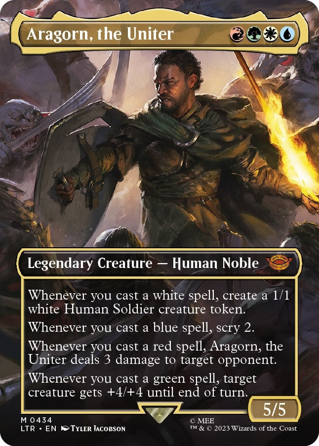 Aragorn, the Uniter (Borderless) (434) (LTR)