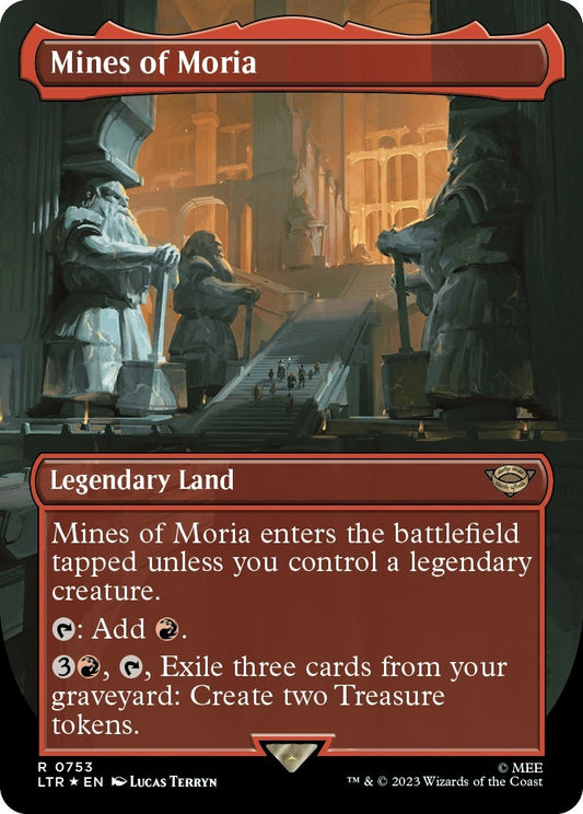 Mines of Moria (Borderless) (Surge Foil) (753) (LTR)