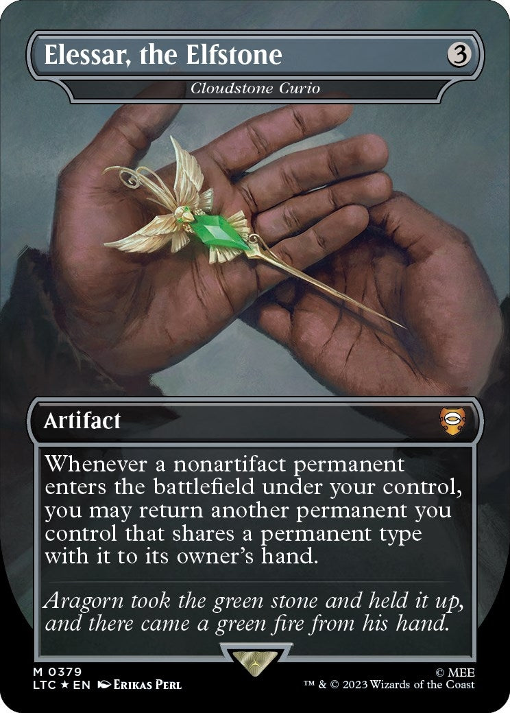 Elessar, the Elfstone - Cloudstone Curio (Surge Foil) (379) (LTC)
