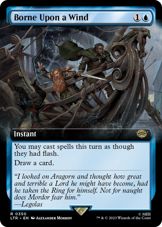 Borne Upon a Wind (Extended Art) (350) (LTR)
