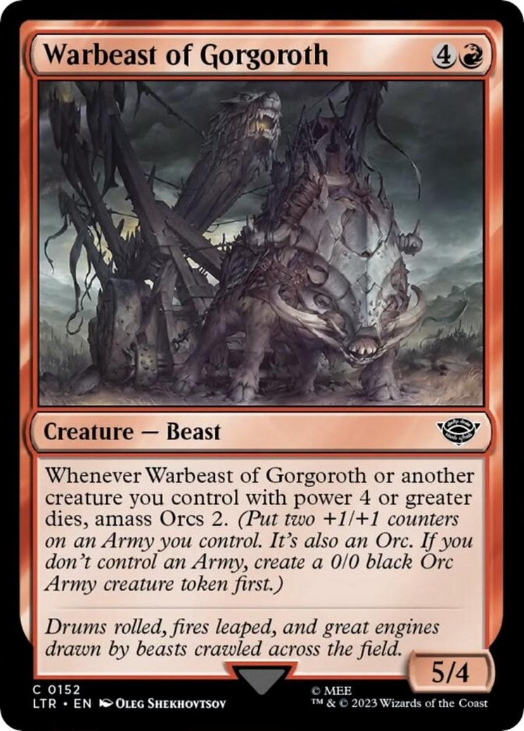 Warbeast of Gorgoroth (152) (LTR)